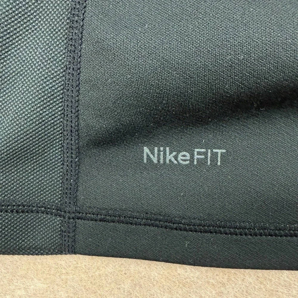 Nike ACG FITDRY Pullover Shirt Women M Black Outdoor Hiking Athletic Top 1/4 Zip